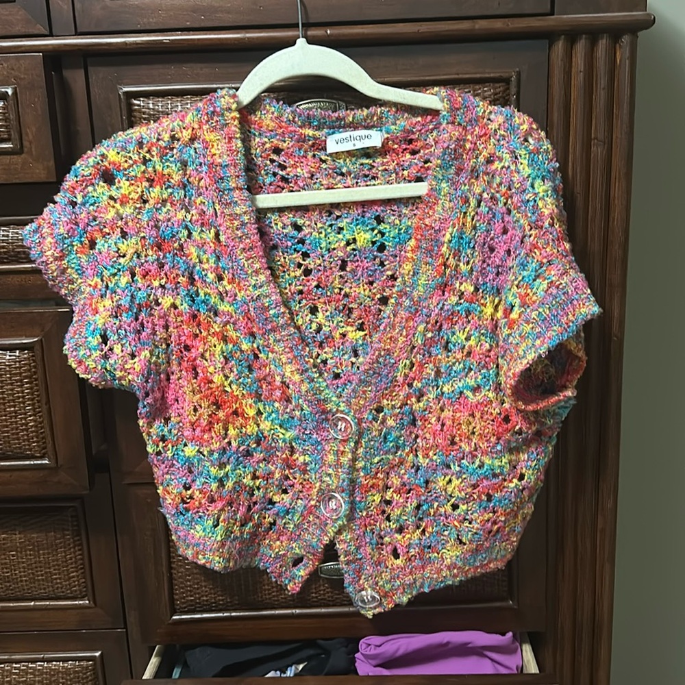 Vestique cardigan